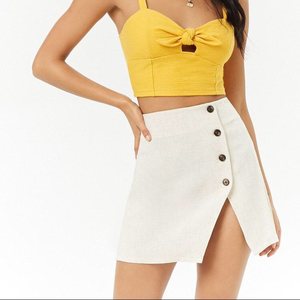 Button Down Mini Skirt🌠